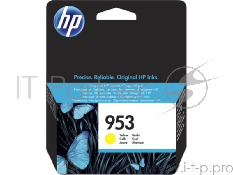 Картридж струйный HP 953 F6U14AE желтый для HP OJP 8710/8715/8720/8730/8210/8725 (700стр.)