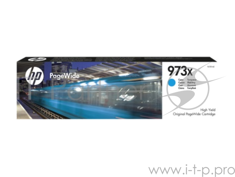 Картридж HP 973X, HP PageWide, Cyan