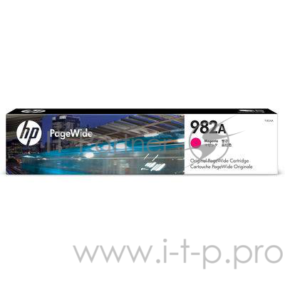 Картридж HP 982A Magenta PageWide Enterprise Color 765/780/785 T0B24A 8000 стр.