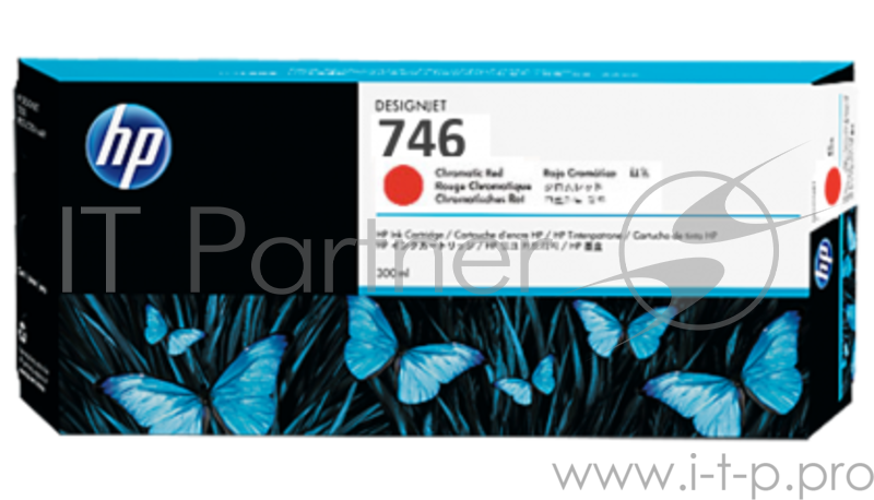Картридж HP 746 300-ml Chromatic Red Ink Cartridge