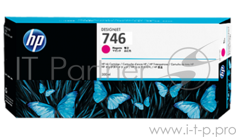 Картридж HP 746 300-ml Magenta Ink Cartridge