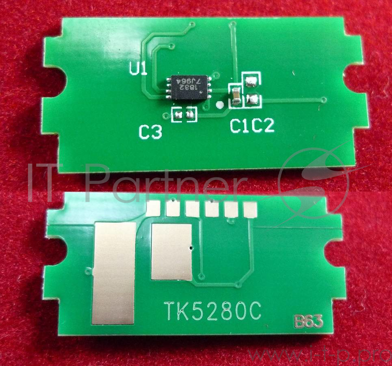Чип для Kyocera Ecosys P6235cdn/M6235cidn/M6635cidn (TK-5280C) Cyan 11K ELP Imaging®