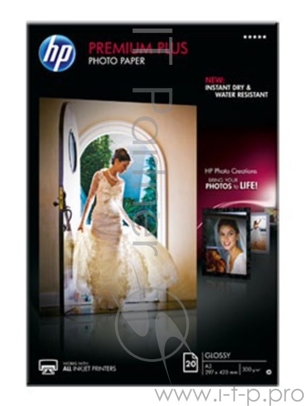 Фотобумага НР CR675A Глянцевая высшего качества, А3, 20 листов, 300 г/м2