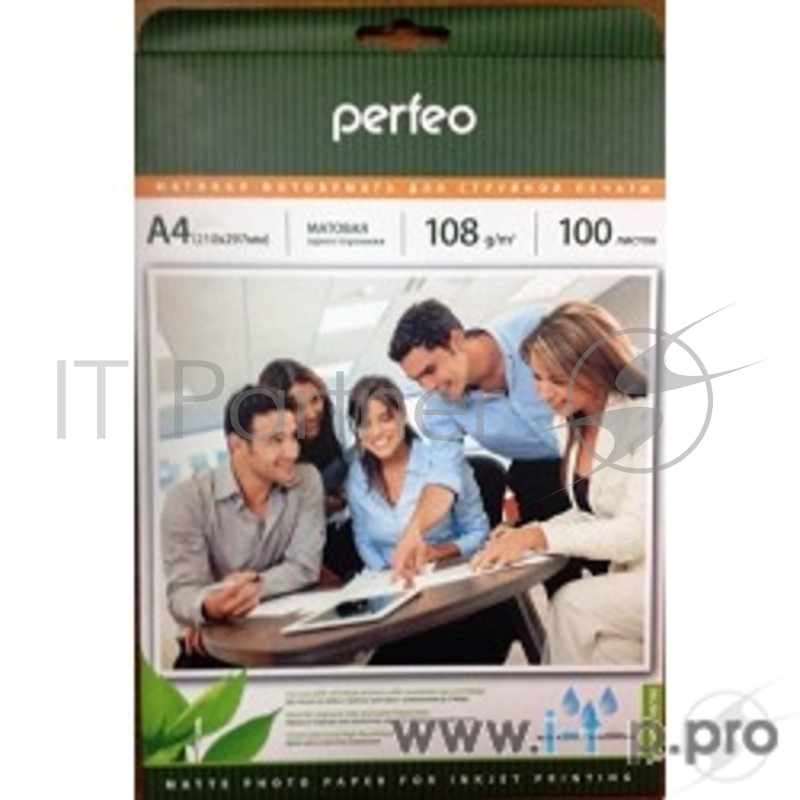 фотобумага Perfeo PF-MTA4-108/100 Бумага Perfeo матовая 100л, A4 108 г/м2 (M05)