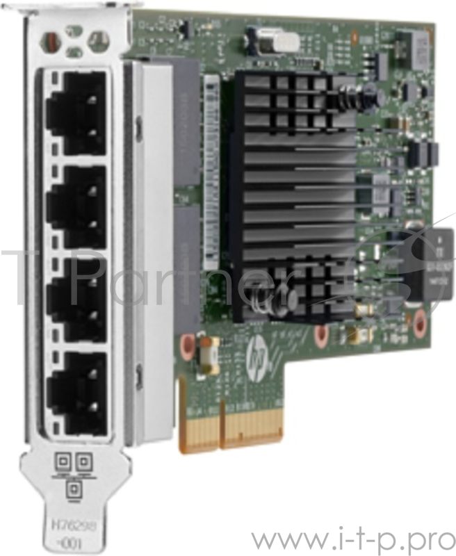 Контроллер HP Ethernet Adapter, 366T, 4x1Gb, PCIe(2.1), Intel, for Gen9 servers