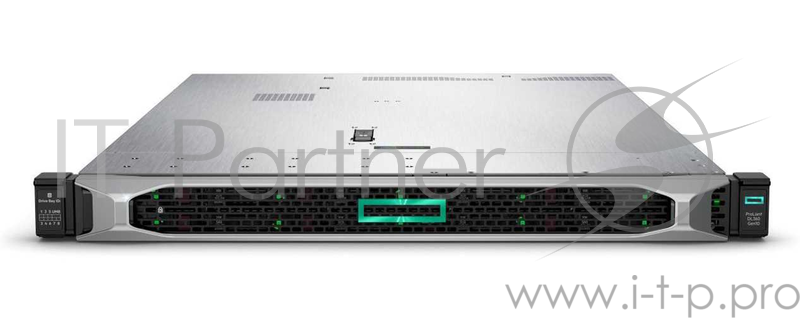 Сервер HP DL360 Gen10, 1(up2)x 4110 Xeon-S 8C 2.1GHz, 1x16GB-R DDR4, P408i-a/2GB (RAID 1+0/5/5+0/6/6+0/1+0 ADM) noHDD (8 SFF 2.5 HP) 1x500W (up2), 4x1Gb/s, noDVD, iLO5, Rack1U, 3-3-3