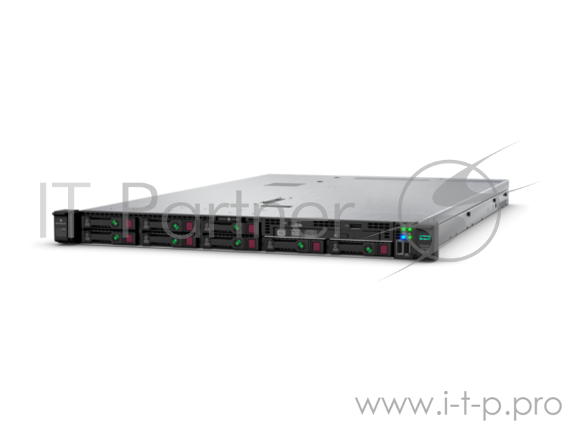 Сервер HP DL360 Gen10, 1(up2)x 4110 Xeon-S 8C 2.1GHz, 1x16GB-R DDR4, P408i-a/2GB (RAID 1+0/5/5+0/6/6+0/1+0 ADM) noHDD (8 SFF 2.5 HP) 1x500W (up2), 4x1Gb/s, noDVD, iLO5, Rack1U, 3-3-3