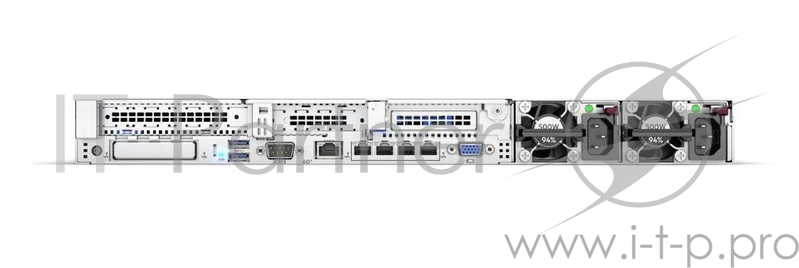 Сервер HP DL360 Gen10, 1(up2)x 4110 Xeon-S 8C 2.1GHz, 1x16GB-R DDR4, P408i-a/2GB (RAID 1+0/5/5+0/6/6+0/1+0 ADM) noHDD (8 SFF 2.5 HP) 1x500W (up2), 4x1Gb/s, noDVD, iLO5, Rack1U, 3-3-3