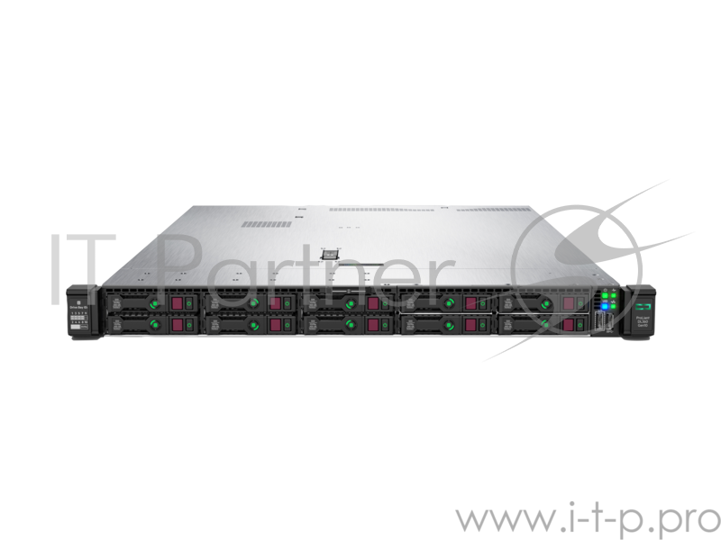 Сервер DL360Gen10 4210 (2.2GHz-10MB) 10-Core (2 max) / 1x16GB (DDR4-2933) RDIMM / P408i-a (2Gb) FBWC / HP-SAS/SATA (8/8 SFF max) / 4 RJ-45 / 1(2) 500W HotPlug RPS Platinum Halogen / 3-3-3 war