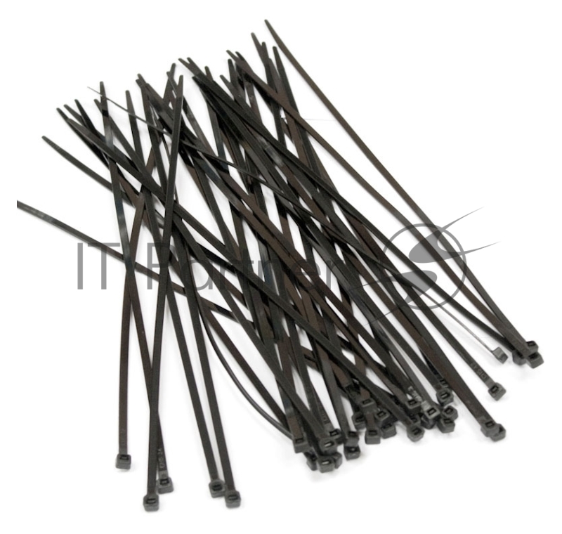 Hyperline GT-250IBC Стяжка нейлоновая неоткрывающаяся, безгалогенная (halogen free), 250x3.6мм, черная, (100 шт)