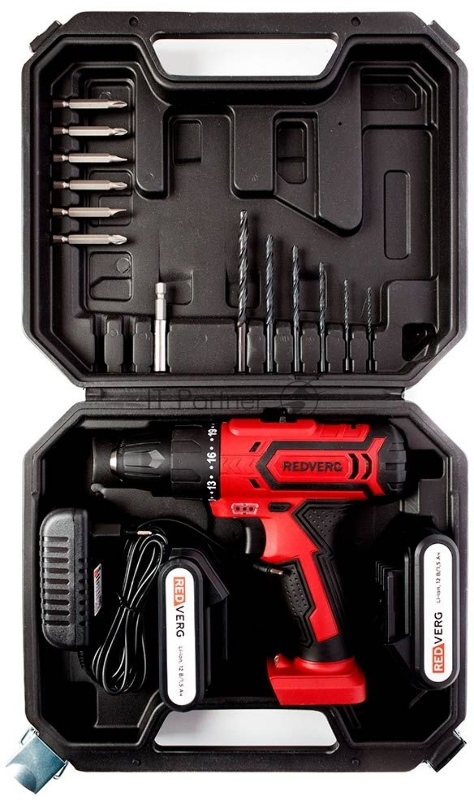 Шуруповерт REDVERG RD-SD12L/2Y аккумуляторный