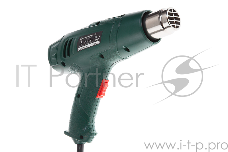 Фены Hammer Flex HG2000LE Фен технический 378204 {2000Вт 350/600С 300/500л/мин насадки, тепл.защита}