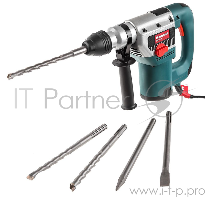 Перфоратор HAMMER PRT1350C PREMIUM 1350Вт SDS MAX 38мм 560об/мин 9.0Дж 2 режима кейс