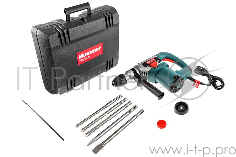 Перфоратор HAMMER PRT1350C PREMIUM 1350Вт SDS MAX 38мм 560об/мин 9.0Дж 2 режима кейс