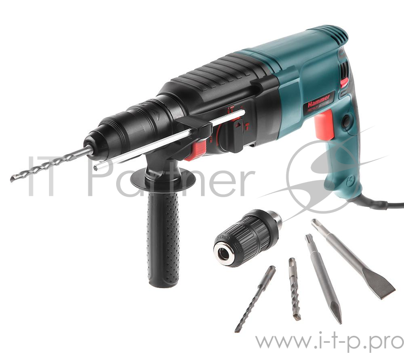 Перфоратор HAMMER PRT800CE PREMIUM 800Вт SDS+ 26мм 0-1150об/мин 3.0Дж 3 режима кейс