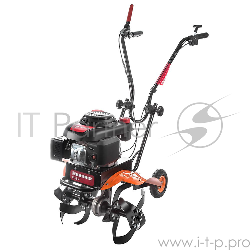 Культиватор HAMMER Flex 66697 RT-50A (Культиватор Hammer Flex RT-50A 5 л.с.,159 куб см,4-ткт,широкозахватный см,глуб.36 см,бак 1.2 л,46 кг)