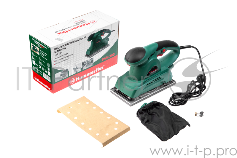 Шлифовальные машины Hammer Flex PSM300 20209 {Шлиф.машинка плоская 300Вт 6000-12000об/мин 115x230 мм}