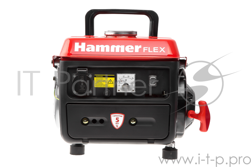 Бензоэлектростанция Hammer Flex GN800 0,8КВт 220В 50Гц бак 4,5л непр.6ч