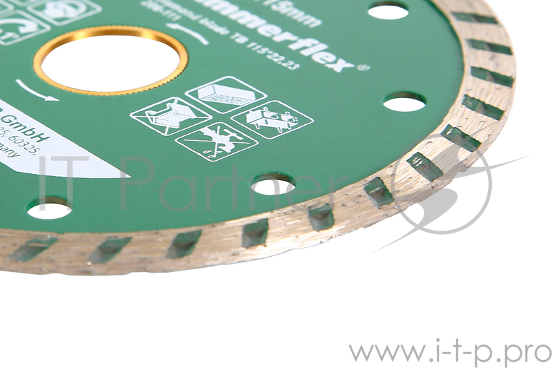 Диск алмазный Hammerflex 206-111 DB TB 115*22мм турбо