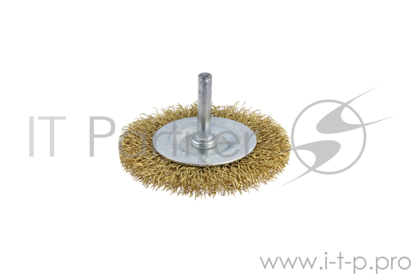 Кордщетка Hammerflex 207-205 50мм d6 радиальная гофрированная мягкая, с хвостовиком