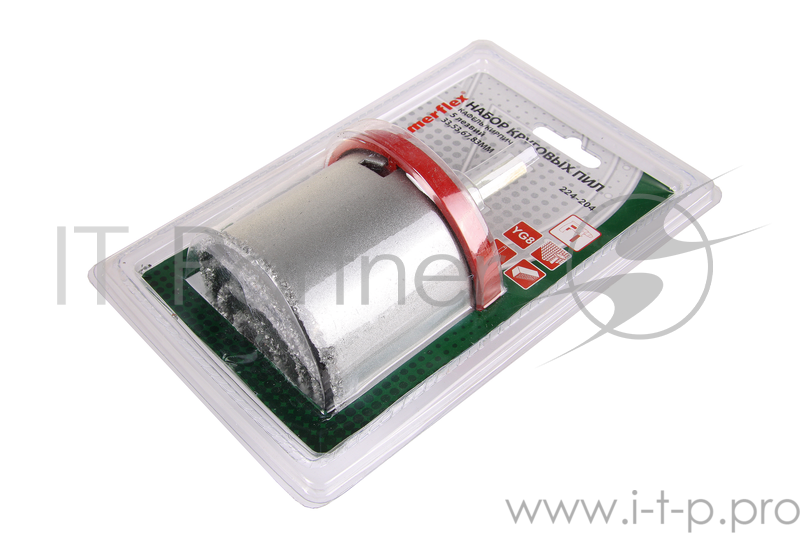 Набор коронок Hammer Flex 224-204 DR CR 65 кафелькирпич, 4шт.:33,53,67,83мм+адаптер