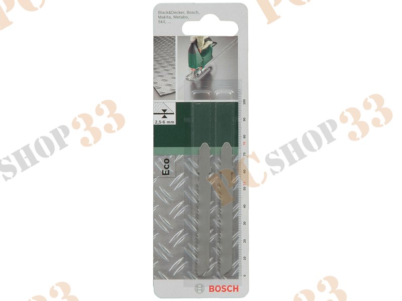 Оснастка к лобзику пильное полотно Bosch TE 118 B 2609256752 (2шт./уп.)