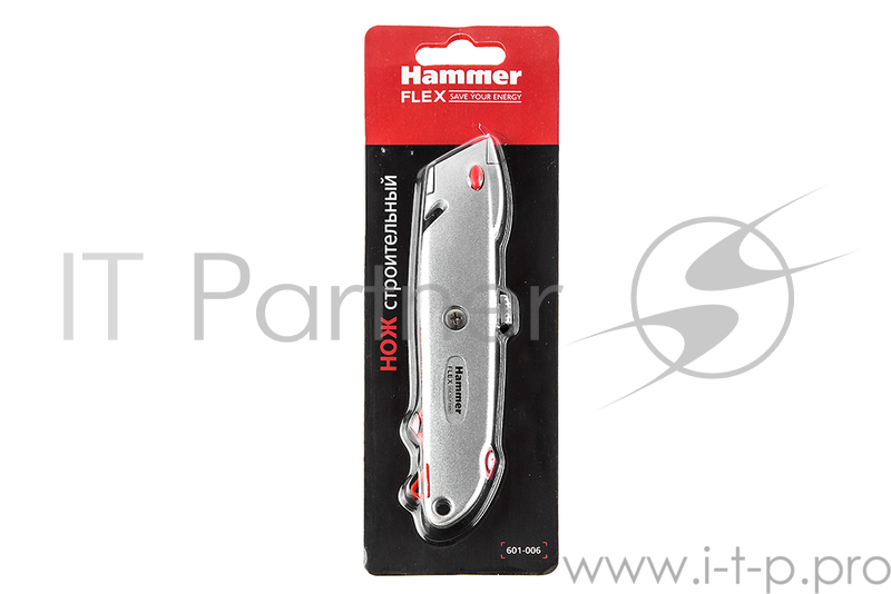 Нож строительный Hammer Flex 601-006 лезвия 19мм