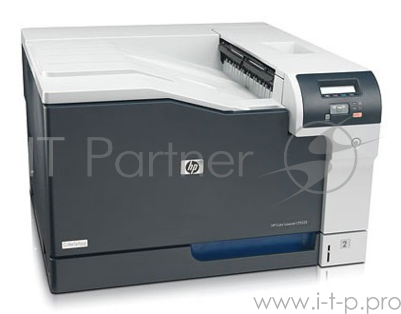 Принтер HP Color LaserJet CP5225n, цветной лазерный A3, 20 стр/мин, 600x600 dpi, 192 Мб, подача: 350 лист., вывод: 250 лист., Post Script, Ethernet, USB, ЖК-панель