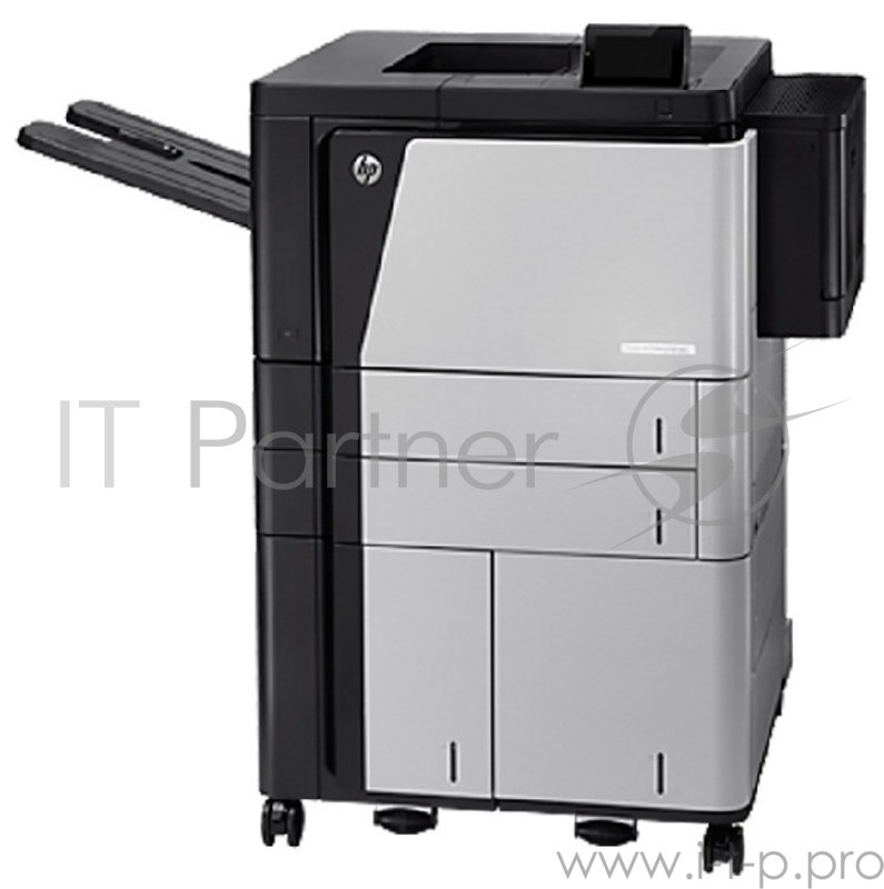 Принтер HP LaserJet Enterprise M806x+, лазерный A3, 56ppm, 1200dpi, 1Gb(up 1,5Gb), 5trays 2*500+100+3500(A4), Sec HDD320Gb, USB2.0/LAN/FIH, HIP, Duplex, 1y warr, repl. Q3722A, Q3723A)