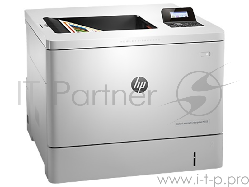 Принтер HP Color LaserJet Enterprise M553n, цветной лазерный A4, 38 стр/мин, 1200x1200 dpi, 1024 Мб, подача: 650 лист., вывод: 250 лист., Post Script, Ethernet, USB, ЖК-панель (замена CF081A M551n)