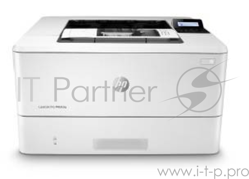 Принтер лазерный HP LaserJet Pro M404n (W1A52A) (A4, 1200dpi, 4800x600, 38ppm, 128Mb, 2tray 100+250, USB2.0/GigEth