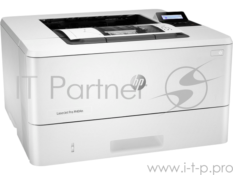 Принтер лазерный HP LaserJet Pro M404n (W1A52A) (A4, 1200dpi, 4800x600, 38ppm, 128Mb, 2tray 100+250, USB2.0/GigEth