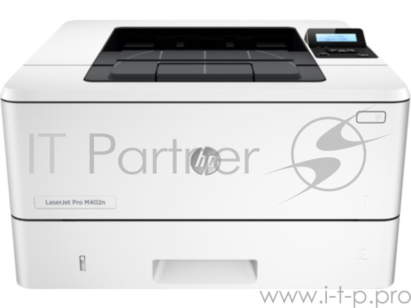 Принтер лазерный HP LaserJet Pro M404n (W1A52A) (A4, 1200dpi, 4800x600, 38ppm, 128Mb, 2tray 100+250, USB2.0/GigEth
