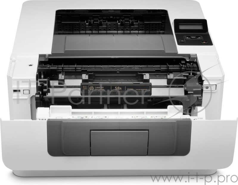 Принтер лазерный HP LaserJet Pro M404n (W1A52A) (A4, 1200dpi, 4800x600, 38ppm, 128Mb, 2tray 100+250, USB2.0/GigEth