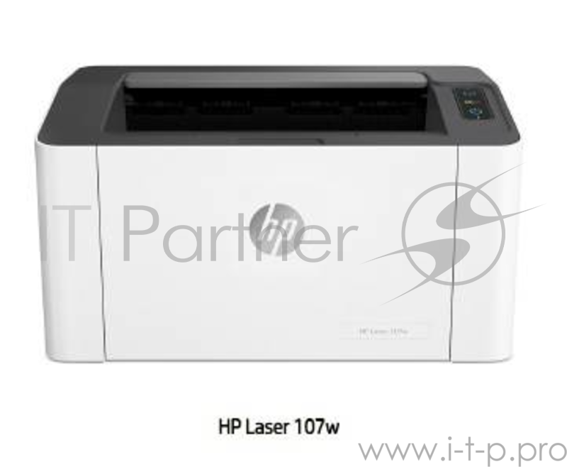 Принтер лазерный HP Laser 107w, (4ZB78A),/A4, 20 стр./ мин, 64 Мб, USB, Wi-Fi/