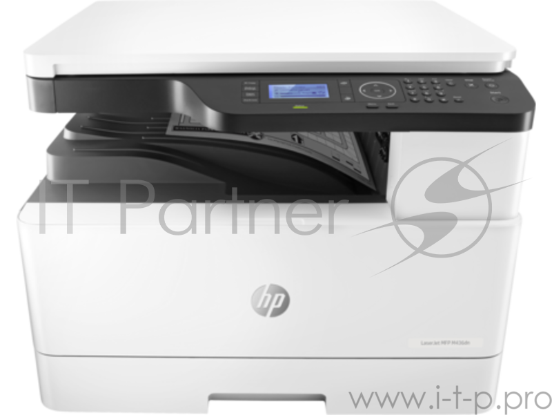 МФУ HP LaserJet Pro MFP M436dn, лазерный принтер/сканер/копир A3, 23ppm, 1200dpi, 128Mb, 2trays 100+250, USB/Eth, Duplex, cart. 4000 pages in box, 1y warr