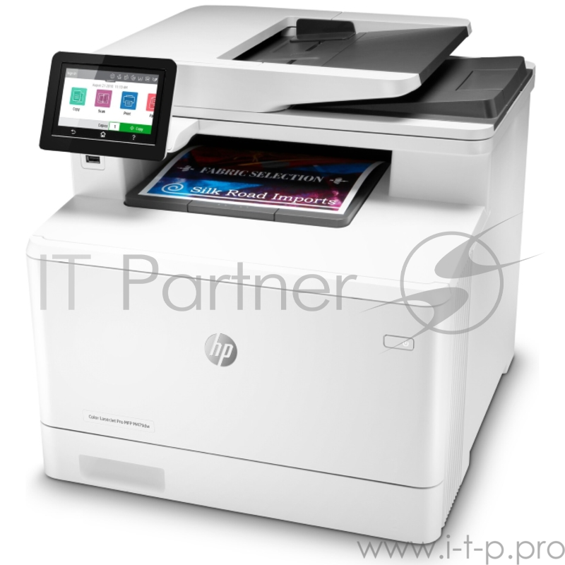 МФУ лазерный, HP Color LaserJet Pro M479dw, (W1A77A#B19), принтер/сканер/копир, A4 Duplex, белый/черный