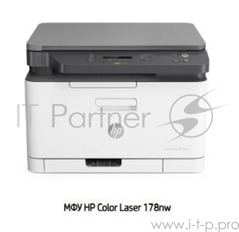 МФУ лазерный HP Color 178nw (4ZB96A) A4 WiFi белый/серый