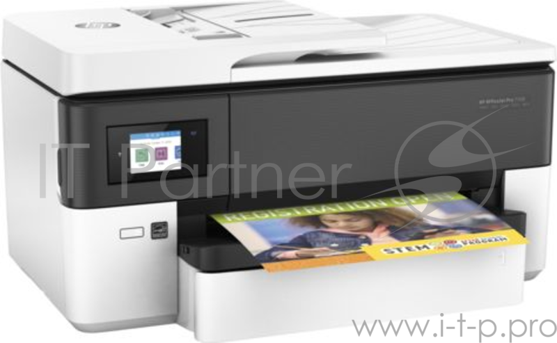 МФУ HP Officejet Pro 7720 (Y0S18A), 4-цветный струйный принтер/сканер/копир/факс A3, ADF, дуплекс, 22/18 стр/мин, USB, Ethernet, WiFi (замена G3J47A OJ7510A)