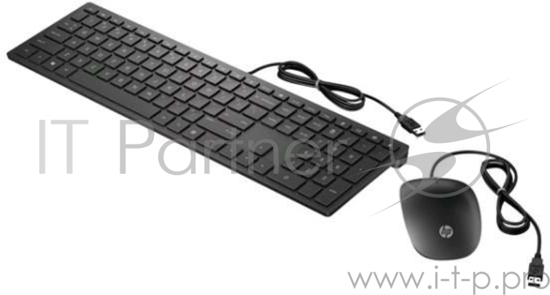 Клавиатура+мышь HP PAV WiredCombo Keyboard 400