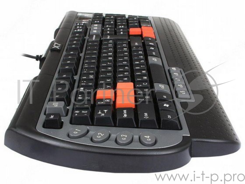 Клавиатура A4 G800V черный USB Multimedia Gamer
