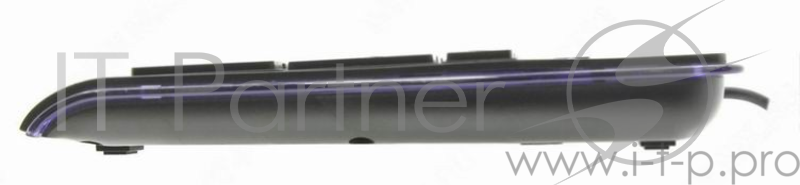 Клавиатура A4 KD-800L черный USB slim Multimedia LED