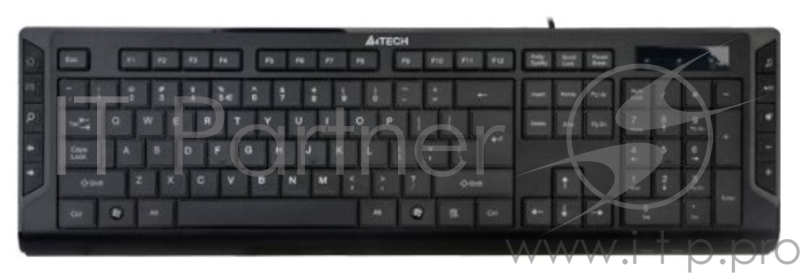 Клавиатура Keyboard A4Tech KD-600 USB, 114 клавиш, мультимедиа, X-Slim