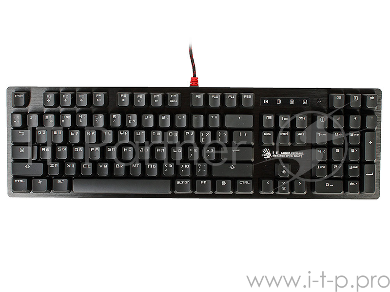 Клавиатура A4 Bloody B820R черный/черный USB Gamer LED