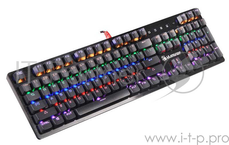 Клавиатура A4 Bloody B820R черный/черный USB Gamer LED