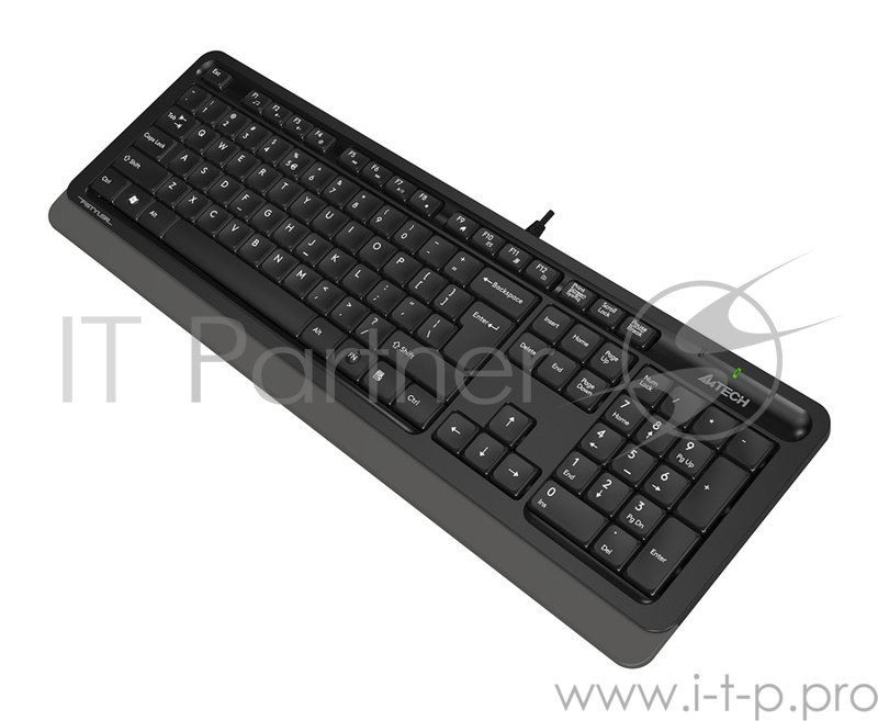 Клавиатура A4 Fstyler FK10 черный/серый USB Multimedia
