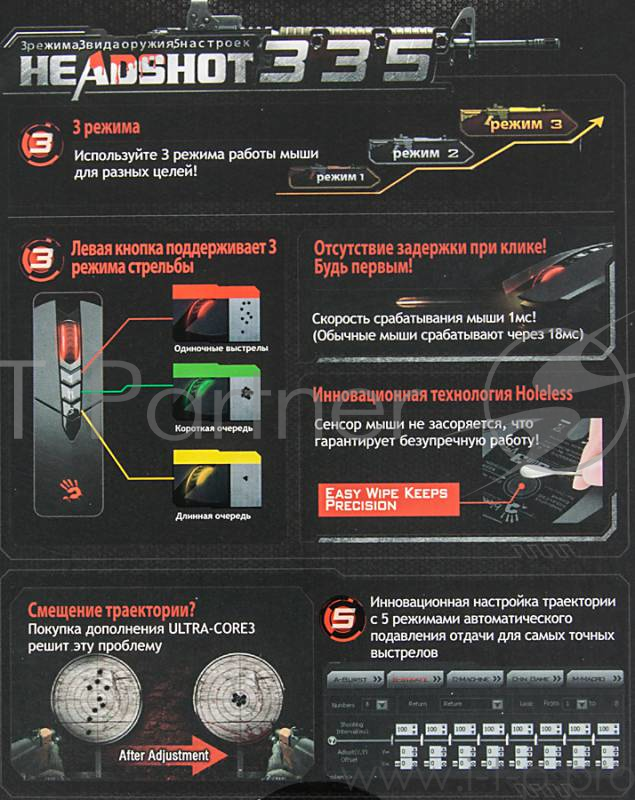 Мышь A4Tech Bloody V7 Gaming USB (Черный) (694748)