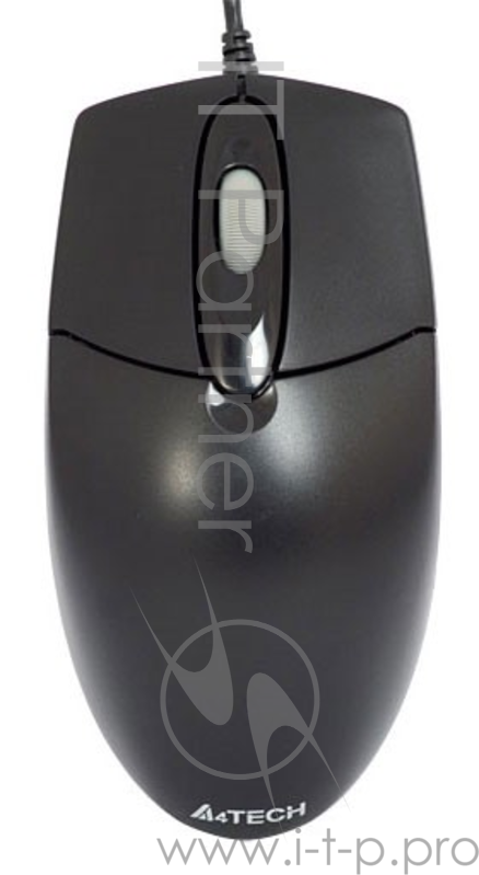 Мышь A4Tech OP-720 (черный) USB, пров. опт. мышь, 2кн, 1кл-кн