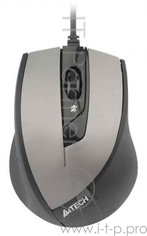 Мышь A4Tech N-600X-2 (серый) USB, 3+1 кл.-кн.,провод.мышь
