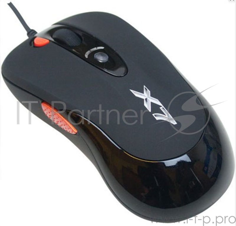 Мышь A4 X-705K black optical (2000dpi) USB Gaming (5but)